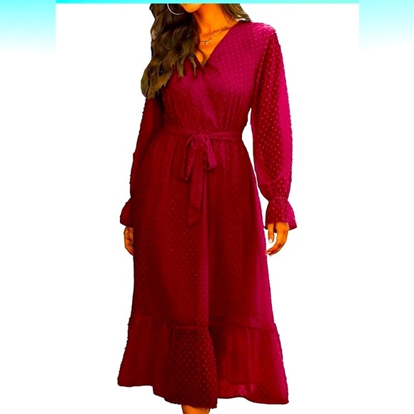 Maxi Dress Long Sleeved Boho NWT! - Picture 1 of 16